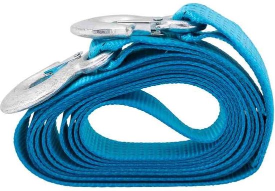 Trailer Gear | Sleepkabel | Click and go | Band + Veiligheidshaken | 50 mm | 4500 KG