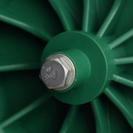 4.00-8 kruiwagenwiel - luchtband en kunststof velg - 150 kg maximale belasting - 20 mm asgat/naafdiameter - inclusief rollager, as en afstandhouders