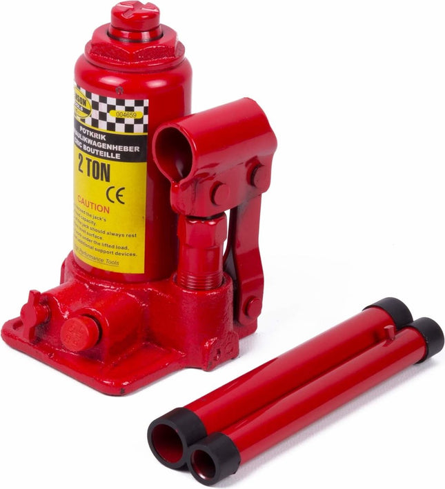 Benson Compacte potkrik - hoog heftbereik - 2 ton - extra stabiliteit - blauw of rood