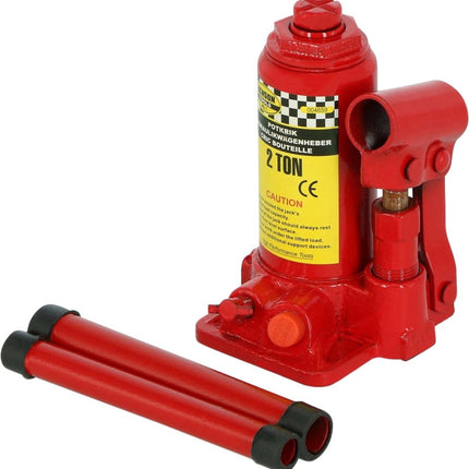 Benson Compacte potkrik - hoog heftbereik - 2 ton - extra stabiliteit - blauw of rood
