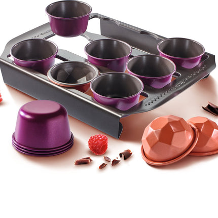 Tefal Creabake J304SS04 bakvormen Cakevorm 12 stuk(s)