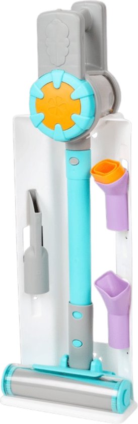 House Fun - Speelgoed Stofzuiger - Draadloze Steelstofzuiger - Voor Kinderen - 6-delig