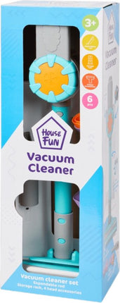 House Fun - Speelgoed Stofzuiger - Draadloze Steelstofzuiger - Voor Kinderen - 6-delig