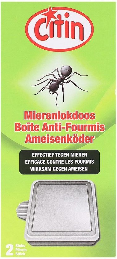 Mierenlokdoos - 2 Stuks - CITIN - E-C Enterprises - Voor binnen - Insectenval - Lokdoos - Ongediertebestrijding