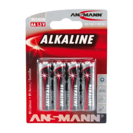 Alkaline batterij AA LR6 4 stuks