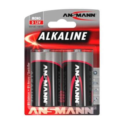 Alkaline batterij LR20 2 stuks
