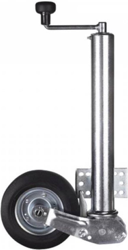 Benson Opklapbaar neuswiel met vetnippel - 60 mm buis - 200 x 60 mm - 400 kg draagvermogen