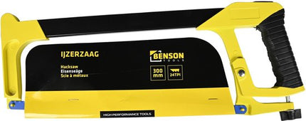 Benson Professionele ijzerzaag - robuust stalen frame - comfortabele kunststof greep - 300 mm