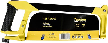 Benson Professionele ijzerzaag - robuust stalen frame - comfortabele kunststof greep - 300 mm