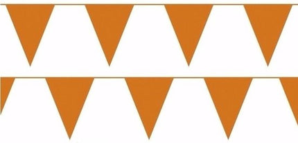 5x oranje slinger / vlaggenlijn van 10 meter - totaal 50 m - EK / WK