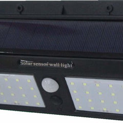 Hofftech Dubbele LED wandlamp solar - PIR sensor - IP65 - 2400 mAh - 3.7V