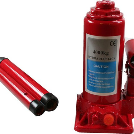Benson Hydraulische potkrik - 4 ton draagkracht - compact en draagbaar - hefbereik 180-340 mm