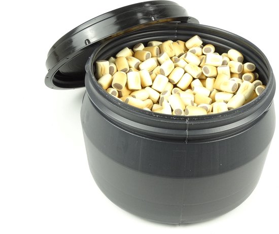 Huismerk Voerton 18 Liter = circa 7 kg hondenvoer