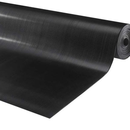 Rubbermat op rol - fijne ribbel - Dikte 3mm - Breedte 100 cm - Rubber loper - Per strekkende meter