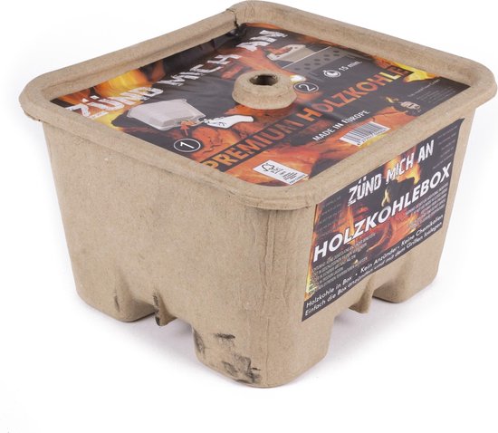 Benson Barbecue / BBQ Starter 3 in 1 - Inclusief 1 Kilo Houtskool