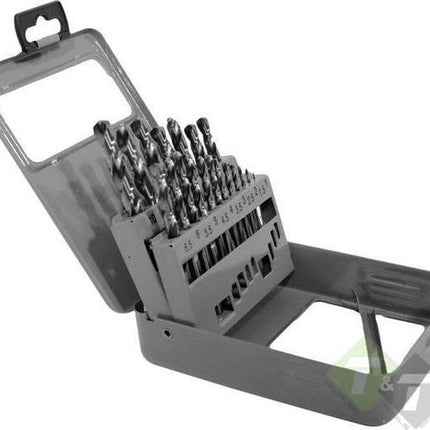 HSS Borenset metaal Kobalt, 19 delig, 1mm tot 10mm