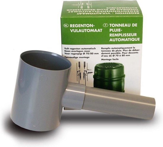 Regenton-Vulautomaat HA - Grijs - Ø 70 - 80 mm