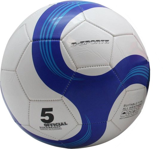 Benson Voetbal - Maat 5 - 260 gram - Ø 23 cm - Duurzaam kunstleer - Mixkleur
