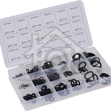 Benson O-ringen set - 15 maten - 225 stuks - assortimentsbox - rubber