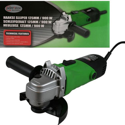 Höfftech haakse slijper 125 mm/900 watt