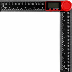 Benson Instelbare digitale winkelhaak - 200 mm - 0°-360° meetbereik - inclusief batterij