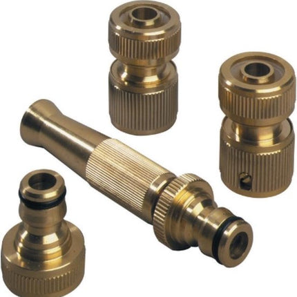 Rehau messing startset voor 3/4" tuinslang | 4 delig