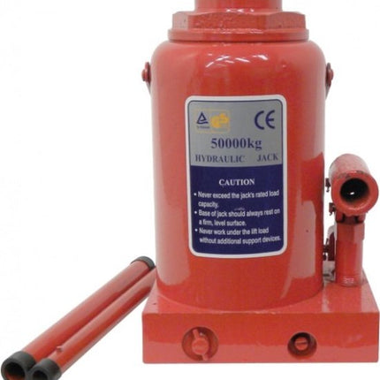 Benson Hydraulische potkrik - 50 ton - compact ontwerp - 27x19x15 cm - rood