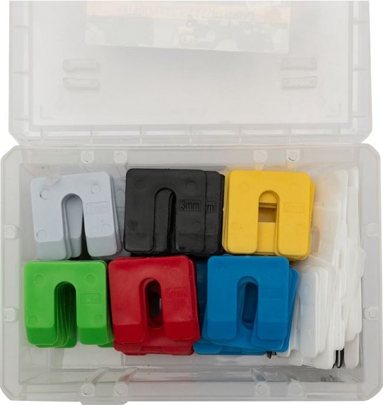 Uitvulplaatjes 200-delig assortiment 1 t/m 10 mm - TOPGEAR