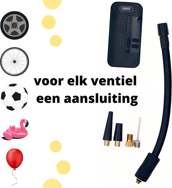 Varo luchtpomp - 8 volt - 2000 mAh