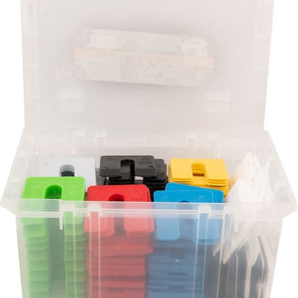 Uitvulplaatjes 200-delig assortiment 1 t/m 10 mm - TOPGEAR