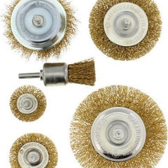 Staalborstelset 6-delig voor op Boormachine | Verschillende Afmetingen