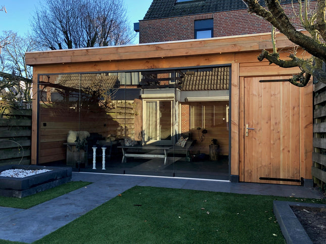 Glazenschuifwanden - Helder glas