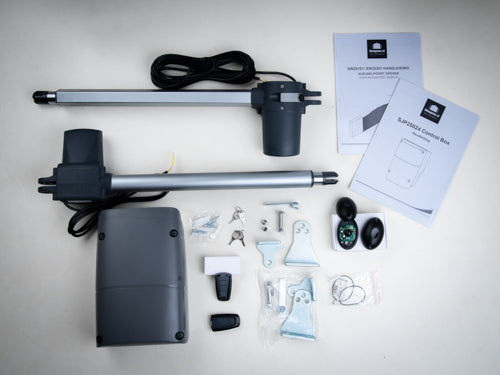 EasyJack SW25101 automatische poortopener voor dubbele vleugelpoort