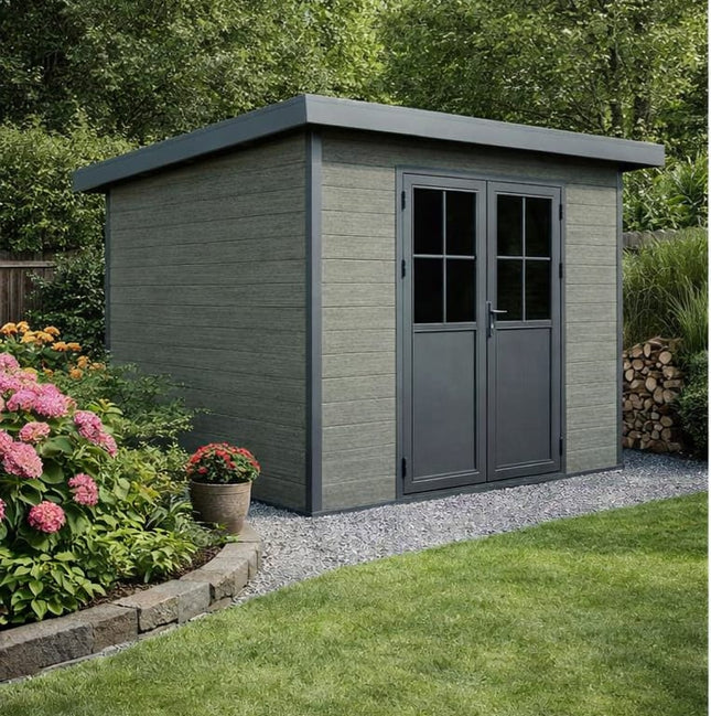 Tuinhuis  Graniet  van Hoogwaardig WPC – Duurzaam en Onderhoudsvriendelijk!