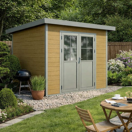 Tuinhuis Ash van Hoogwaardig WPC – Duurzaam en Onderhoudsvriendelijk!