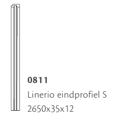 Linerio eindprofiel S Mokka