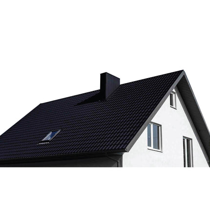 Kunststof dakpanplaten - Zwart - €17,50 per m² - 3.25meter