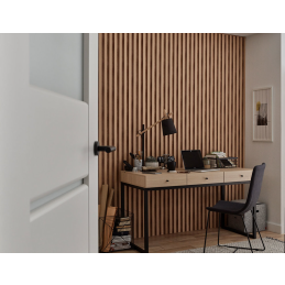 Wandpaneel Linerio L-Lijn Mokka