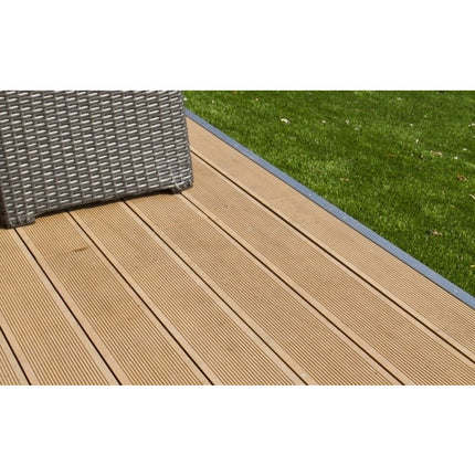 Thomdeck composiet terrasplank 140 mm - Lichtbruin