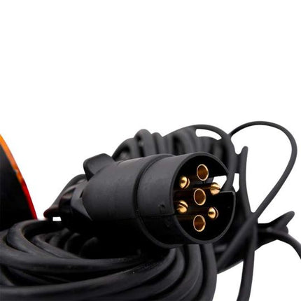 Verlichtingsset 7-polig 7,5 m kabel met magneet