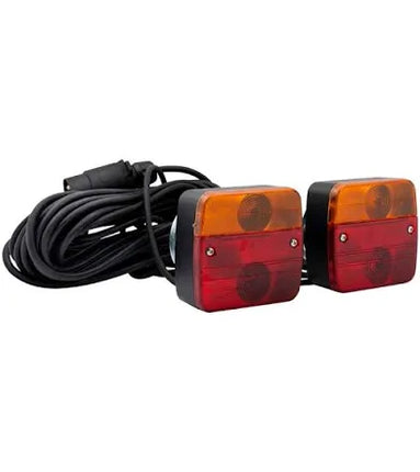 Verlichtingsset 7-polig 7,5 m kabel met magneet