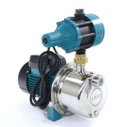 LEO zelfaanzuigende hydrofoor, rvs, AJm75SE, 230 V, 0,75 kW, incl. pompcontrol