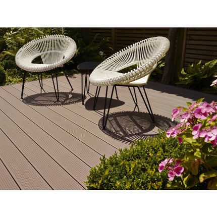 Twinson composiet terrasplank 140 mm - Hazelnootbruin 4 meter