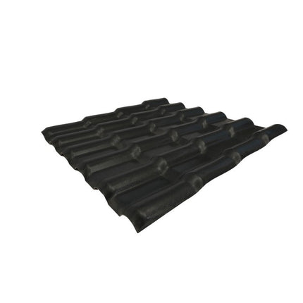 Kunststof dakpanplaten - Zwart - €17,50 per m² - 3.25meter