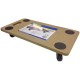 Verhuis trolley/hondje - meubelroller - met handvat - MDF - 200 kg - 58 x 30 cm