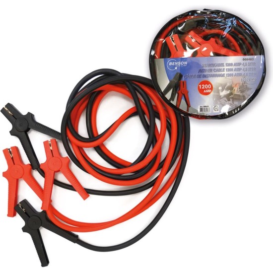 Benson Startkabel - 1200 Amp - 35 mm - 4.5 meter Kabel