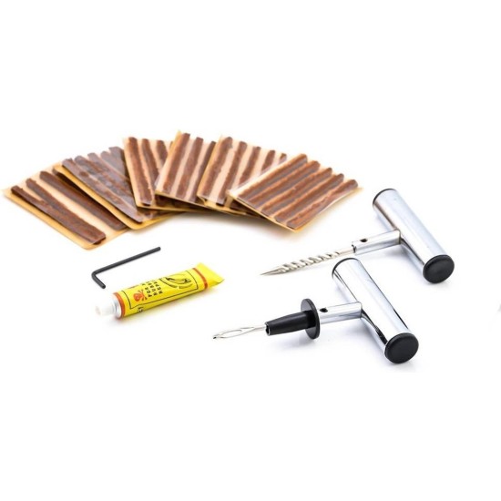 Benson Bandenreparatieset Set voor Auto - Motor - Scooter - Etc. - 31 delig