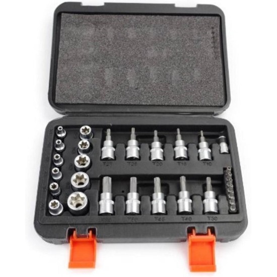 Benson Torx - Bit - & Doppen Set - 30 delig