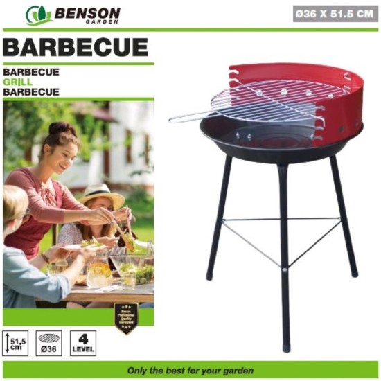 Green Arrow houtskool barbecue rond Ø31 cm