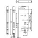 ASSA ABLOY Kastslot 2455/17T - DM 60 - Profielcilinder - 235x24mm